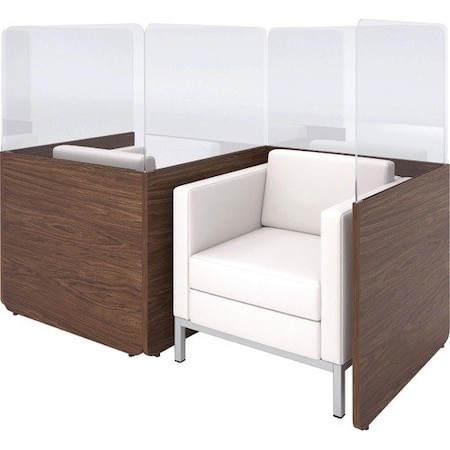 Groupe Lacasse Screen, X-Shaped, Freestanding, 36inx42in, Cherry LASLUSLX4236C